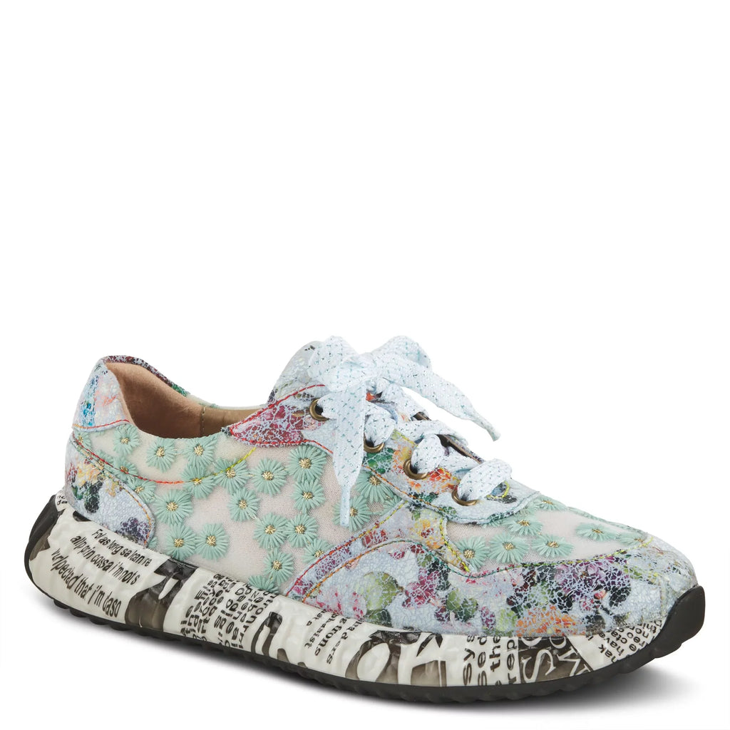 Spring Step L'Artiste People Daisymae Fashion Sneaker Blue Multi EU 42 / US 10.5-11