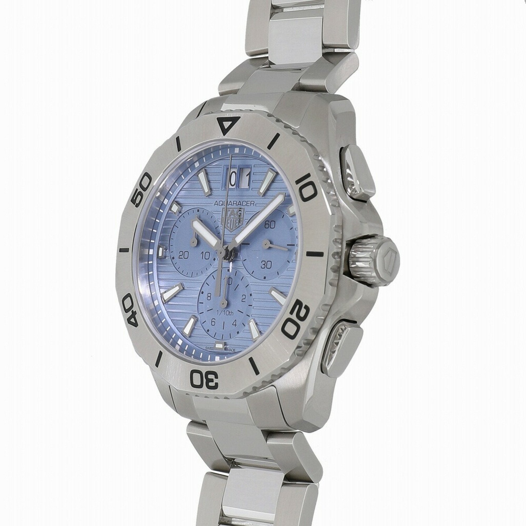 Pre-Owned Tag Heuer Aquaracer Professional 200 CBP1112.BA0627 Blue Individuals Watch (New)