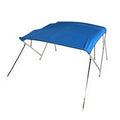 Gen3 Marine 4 Bow Pontoon Bimini Top 56” x 8’ x 97-103” - Ebony