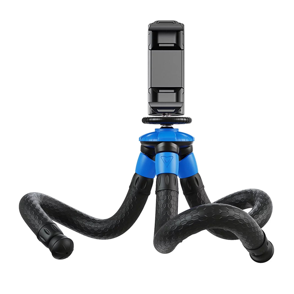 APEXEL APL-JJ07 Detachable Flexible Octopus Tripod Portable Travel Mobile Phone Tripod with Foldable Phone Clip Compatible with DSLR Max Load 3kg