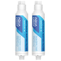 2 Pack AQUA CREST Inline Water Filter, Dedicated for Car Washing, Window & Yard Cleaning, Effectively Reduce Hard Water Spots, Soften Water, Upgraded Formula