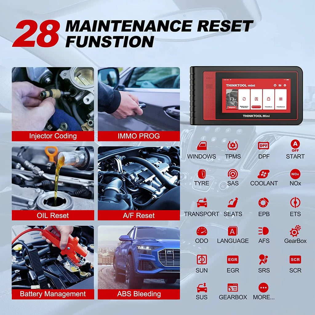 THINKCAR Car Diagnostic Scan Tool OE-Level All Systems Diagnostic 28+ Services AutoAuth for FCA SGW