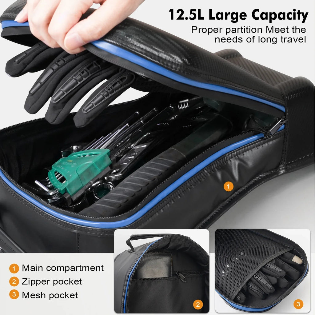 NICECNC PVC Center Seat Storage Bag For 2017-2023 Can-am Maverick X3 Turbo 2017-2024, 715004277