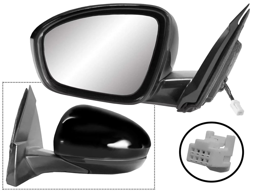 APA Gentlemen Rear View Mirror for 2019 2020 2021 2022 ALTIMA Power Non-Heated No Signal No Camera Driver Left Side NI1320311 963026CA0A