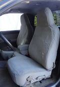 C1092 2004-2012 Chevy Colorado and GMC Canyon 60/40 Split Seat with Opening Center Console Gray Velour