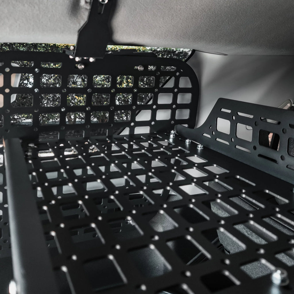 BAKOD Molle Storage Window Shelf Set Panel for 2010-2023 Toyota 4Runner Ebony MSW100 MSPS100