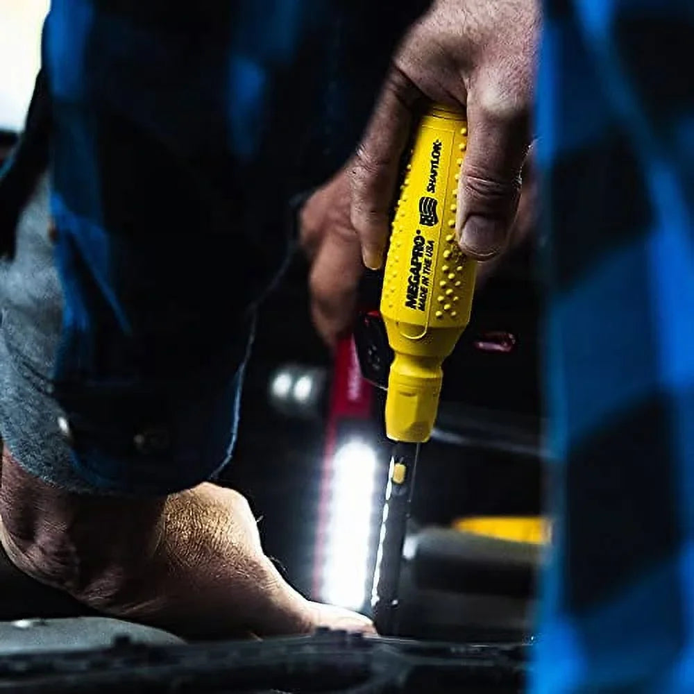 MegaPro 151SL44 15-In-1 ShaftLok Driver in Yellow