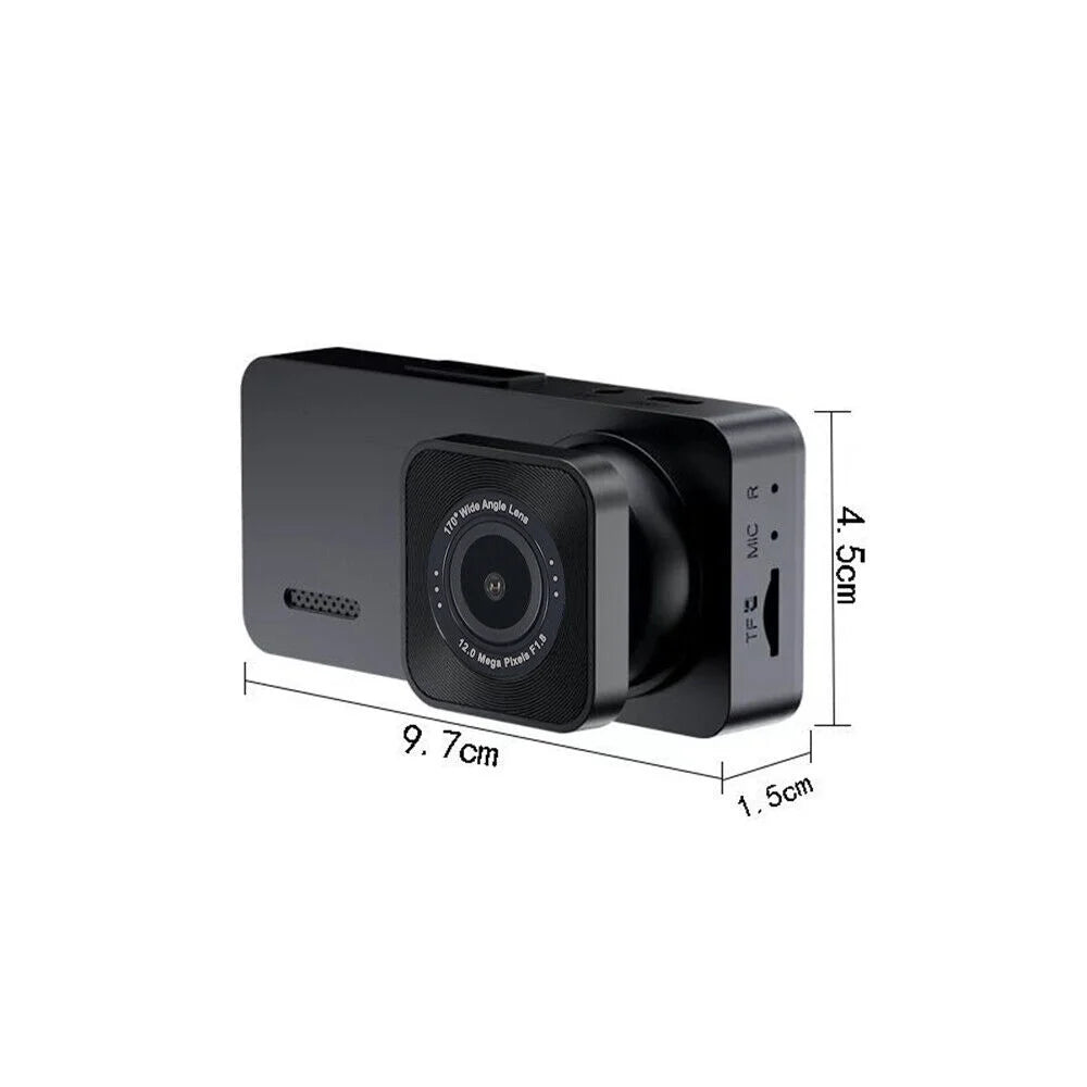 G·PEH HD Dual Lens Car Dash Cam Front/Rear/Inside Video Recorder Camera G-sensor