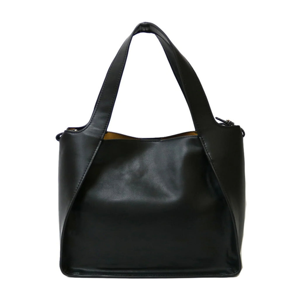 Pre-Owned Stella McCartney Shoulder Bag Polyurethane Ebony Ladies (Good)