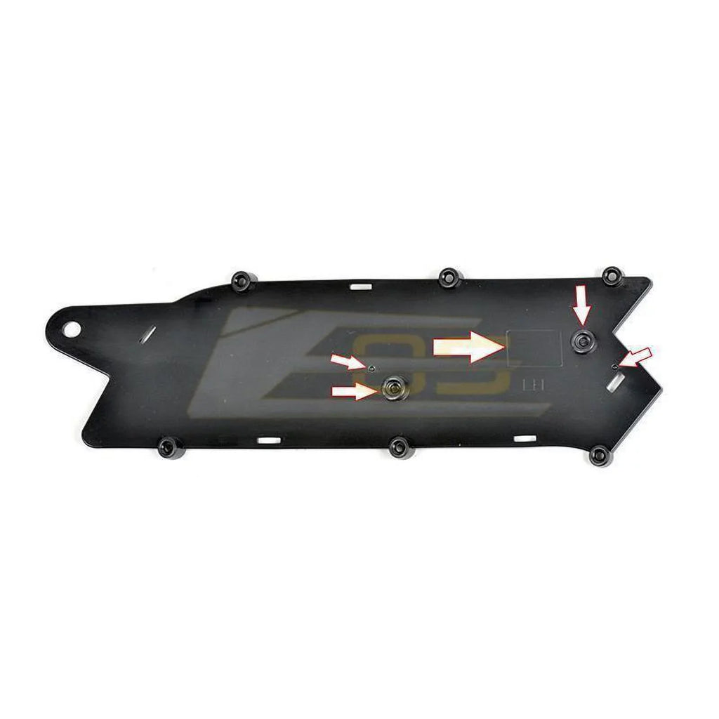 Extreme Online Store Individuals for 2014-2019 Chevrolet Corvette C7 All Models | GM Factory Z06 Style Painted Carbon Flash Metallic Front Bumper Lower Grille Cover (with Front Camera Bracket)