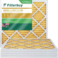 Filterbuy 12x12x1 MERV 11 Pleated HVAC AC Furnace Air Filters (5-Pack)