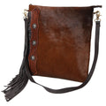 KB OHLAY KBK101 HOBO Hand Tooled Hair-on Genuine Leather Gentlemen bag western handbag purse