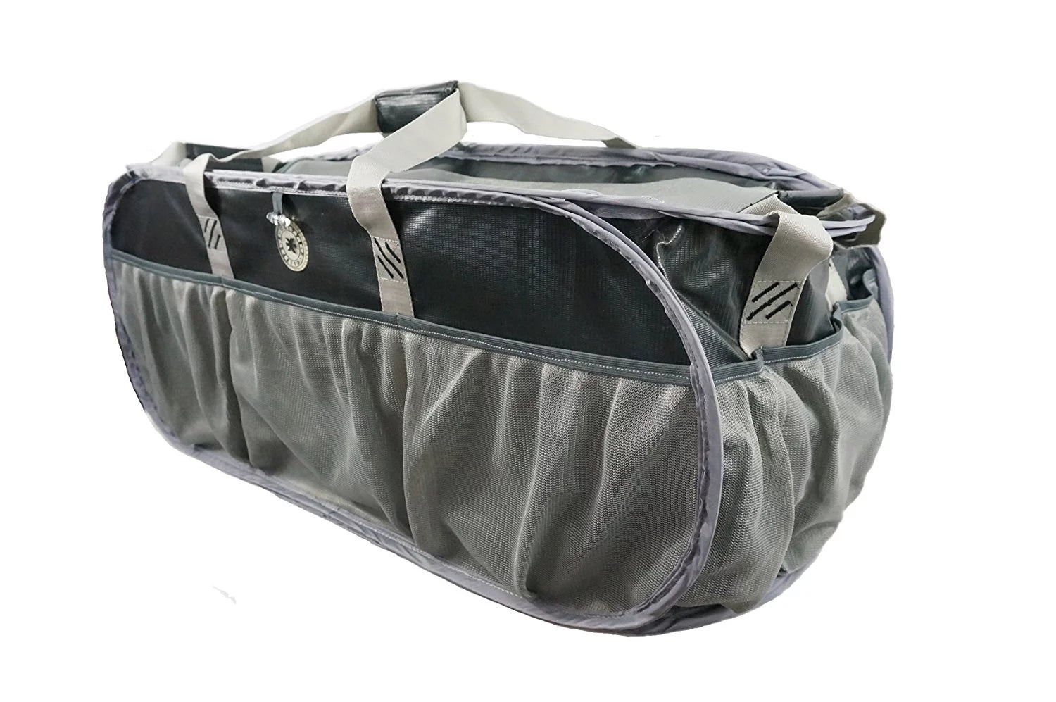 K-Cliffs Heavy Duty Trunk Organizer, XL Large Pop-up Grocery Cargo Bag, Nylon, Dark