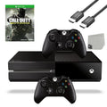 Microsoft Xbox One Original 500GB Gaming Console Dark HDMI Cable 2 Controller Included With Call of Duty Infinite WarFare Game BOLT AXTION Bundle Like New