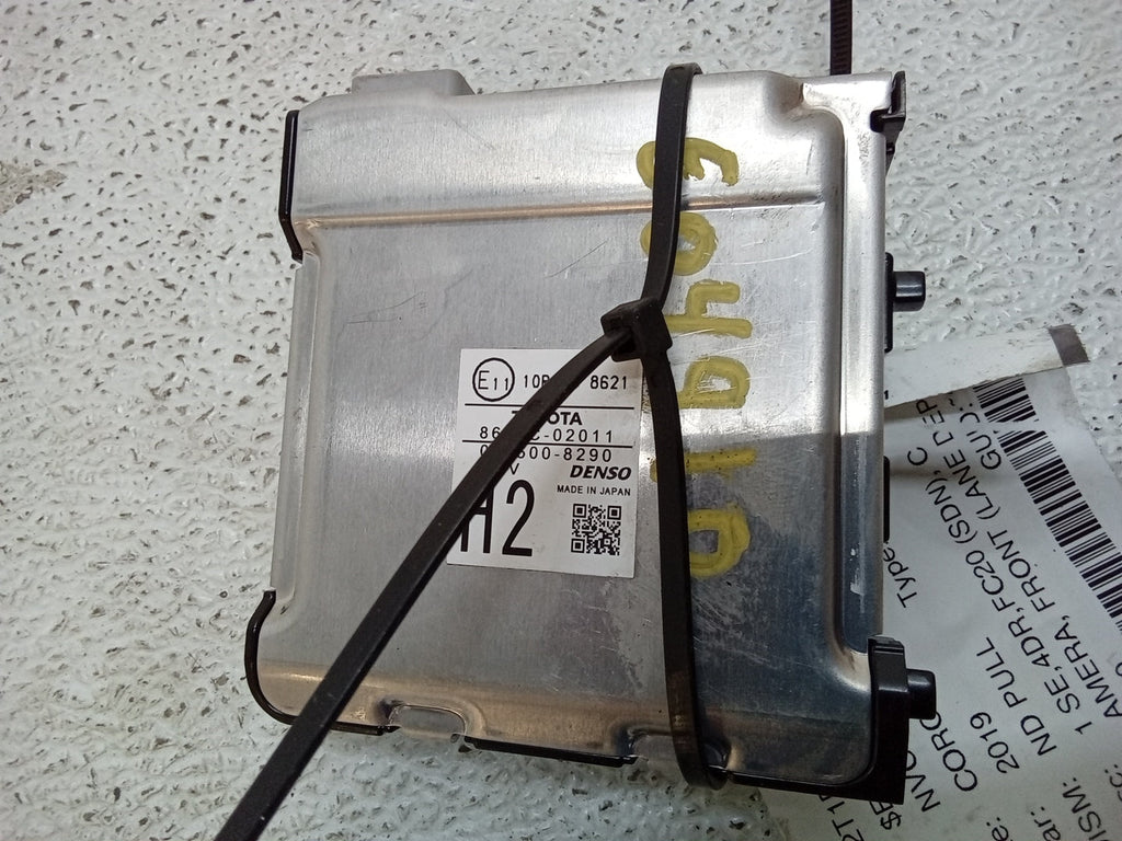 Pre-Owned 2019 Toyota Corolla Front Windshield Lane Departure Camera Assy 8646C-02011 OEM (Good)