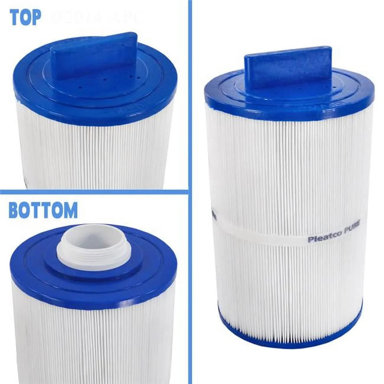 Pleat APCC7633 6 x 9.25 in. Pool & Spa Gentlemen Filter Cartridge, 40 sq ft.