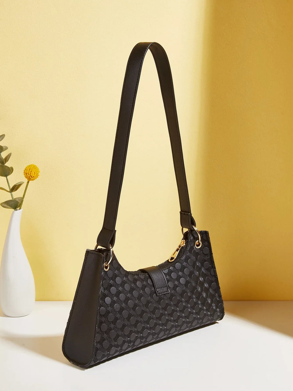 Fashion new oil edge printing dot underarm bag Gentlemen shoulder handbag manufacturer wholesale Gentlemen bag