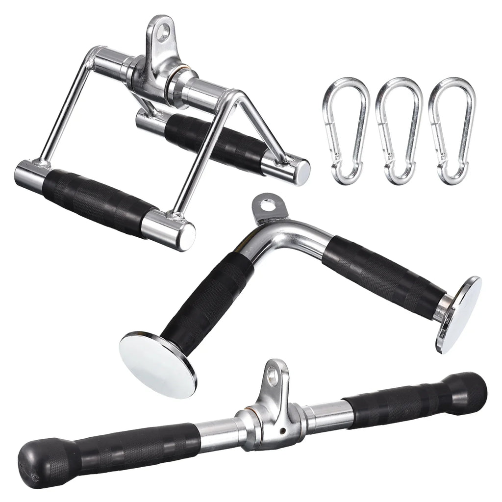 Tricep Press Down Cable Machine Individuals for Gym Accessories, Silver