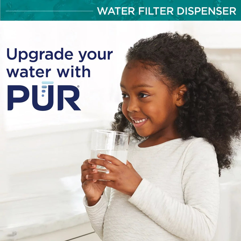 PUR PLUS 11-Cup Water Pitcher Filtration System, W 11.4" x H 10.4" x L 4.9", Aqua, PPT111G