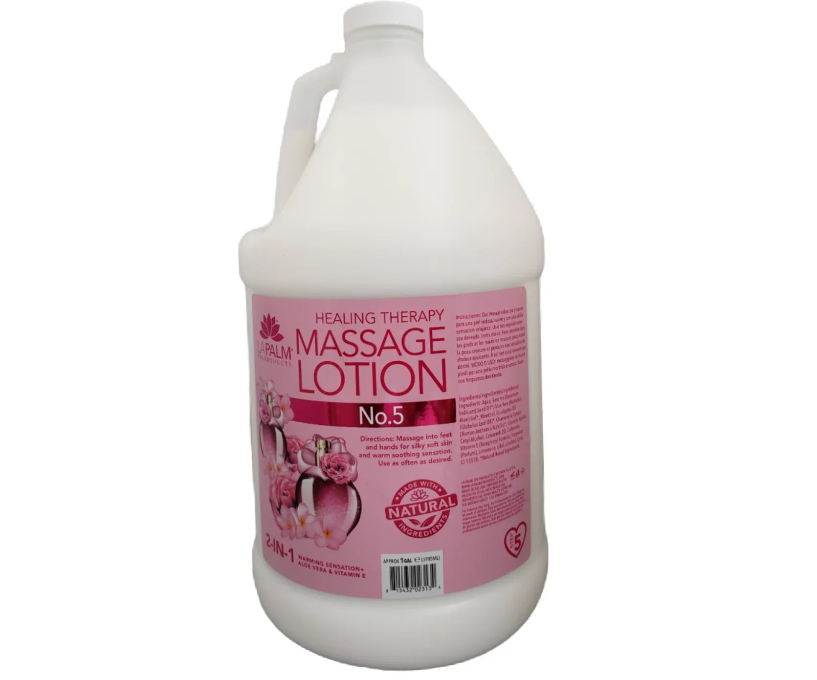 LaPalm Spa - Healing Therapy Body Massage Lotion No. 5 - size 1 Gallon