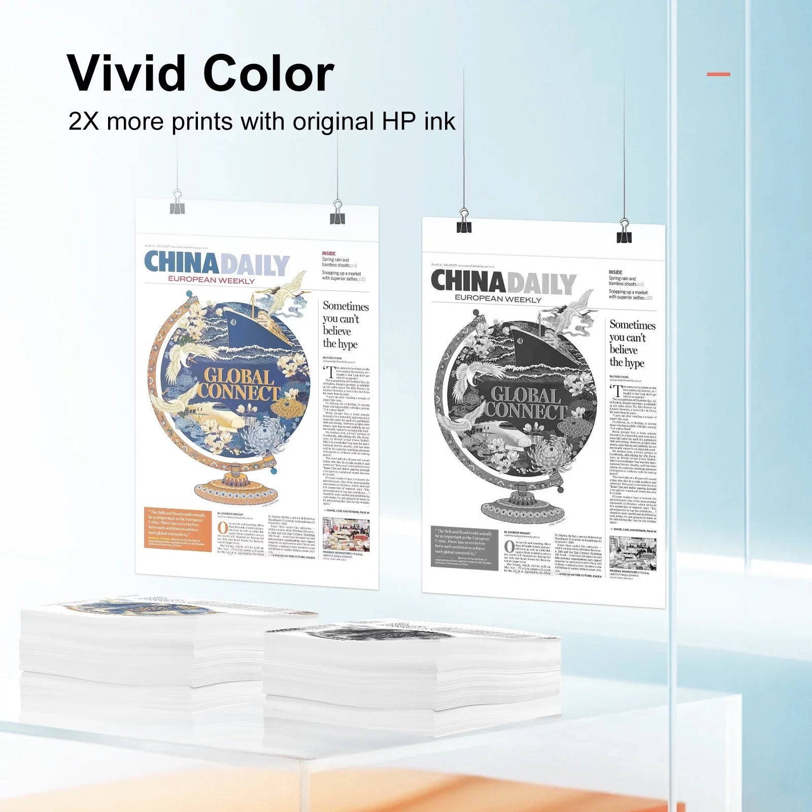 67 Ink Cartridges, Printer Ink 67 Midnight and Tri-Color, Work with HP Deskjet 2700 2723 HP Deskjet Plus 4100 4155 HP Envy Pro 6455 6458 Series 2Pack