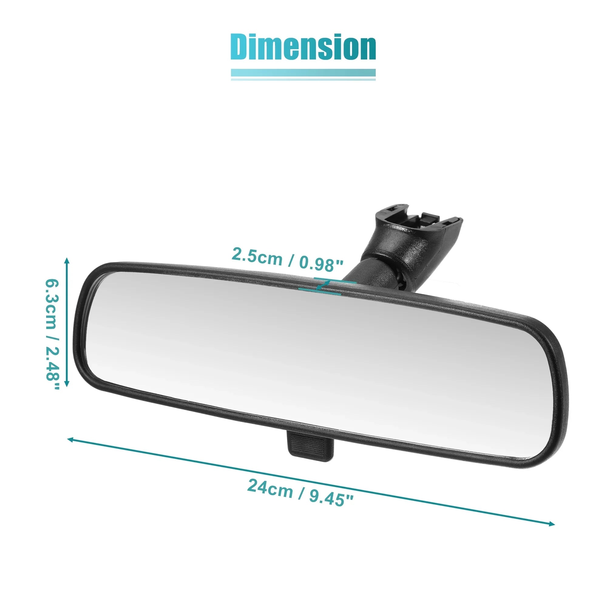 Unique Bargains Rear View Mirror Car Interior Inner Rearview Mirror Ebony No.963212DR0A for Nissan Altima 1993-2022