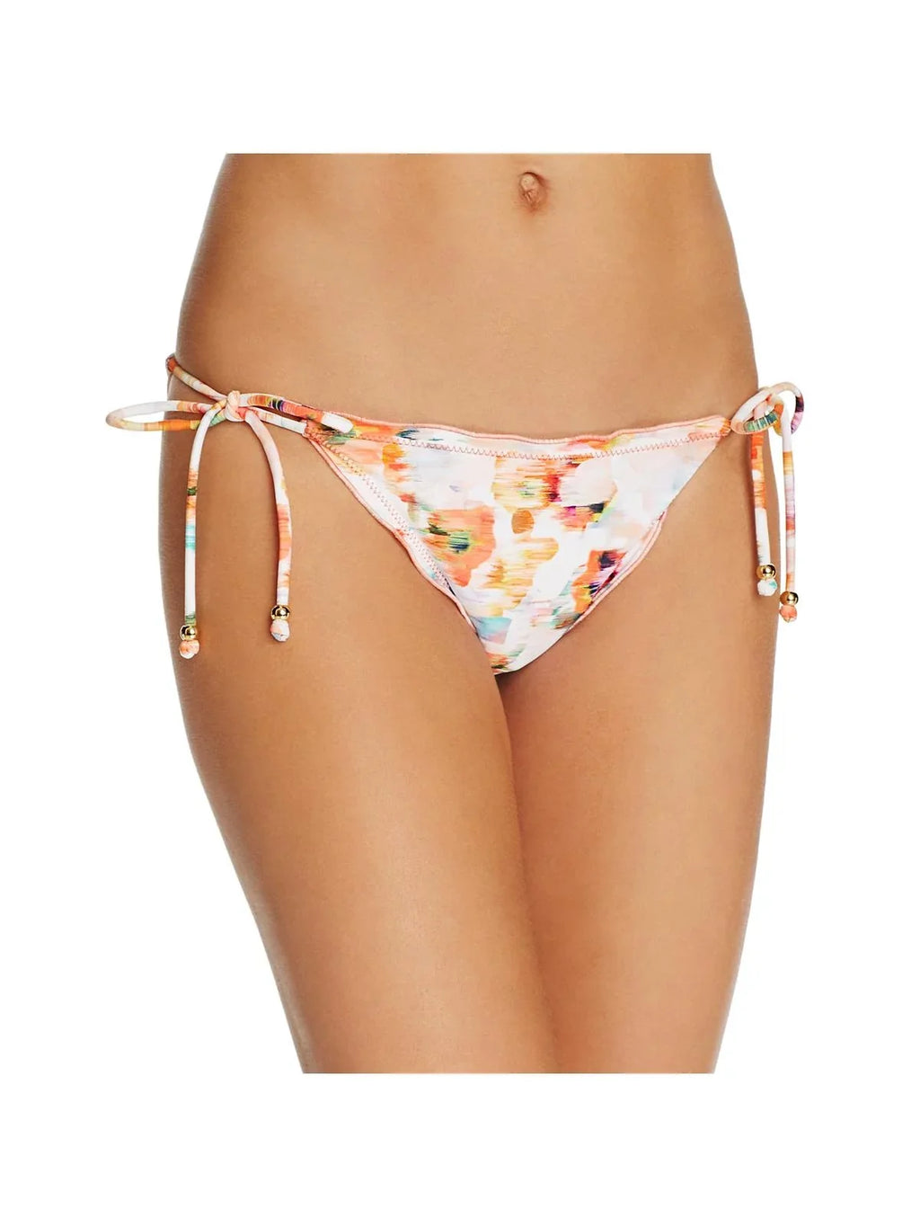 Shoshanna Gentlemen Lattice Tie Side Ruffled Swim Bottom Separates