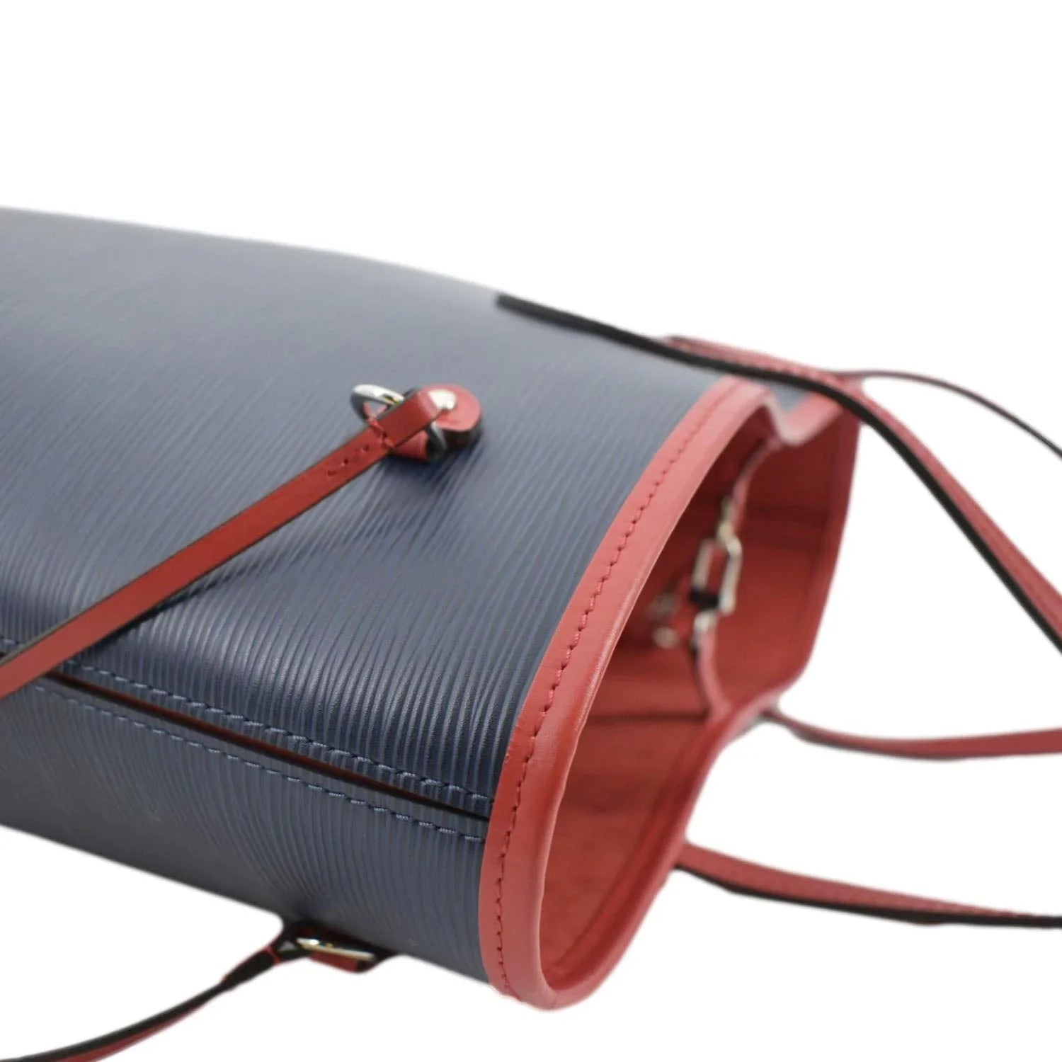 Pre-owned LOUIS VUITTON Neverfull PM Epi Leather Tote Shoulder Bag Blue