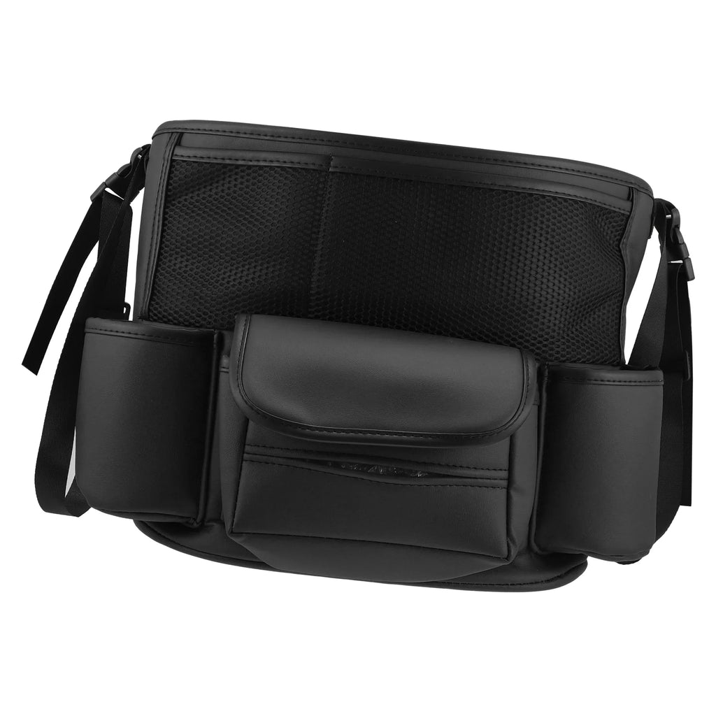 Car Large Capacity Seat Organizer Backseat Multi Pockets Purse Storage for Car 36x26c18cm Ebony