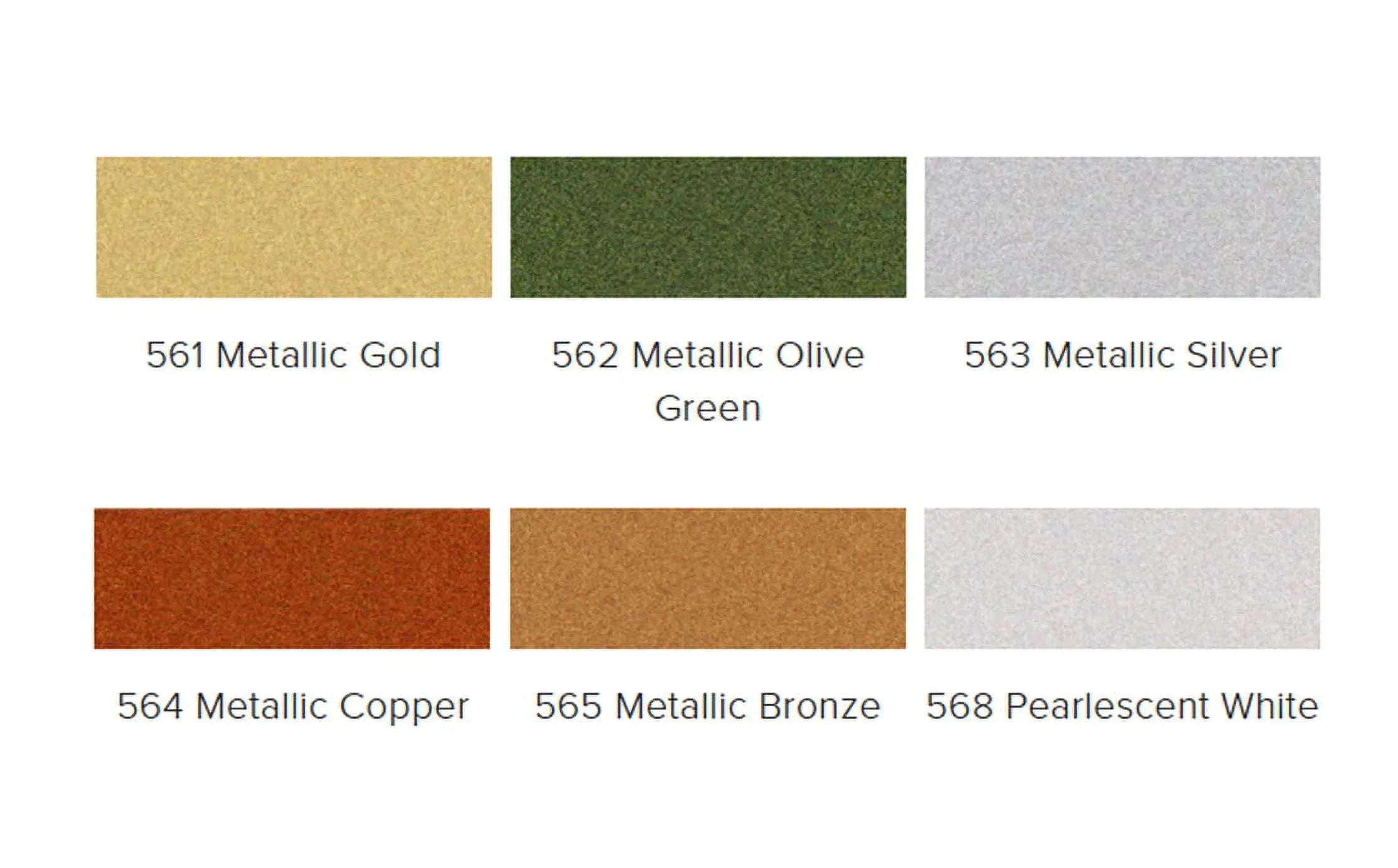 Jacquard Lumiere-Light Body Metallic Acrylic, Set of 6, 2.25 oz.
