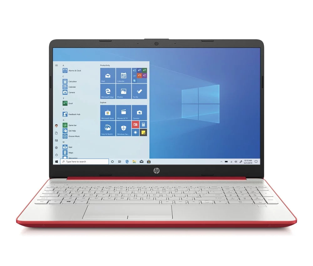 Restored HP 15-dw1083wm 15.6" HD Notebook Intel Pentium Gold 6405U 2.4GHz 4 GB RAM 128 GB SSD Wi-Fi BT Webcam Windows 10 Home (Refurbished)